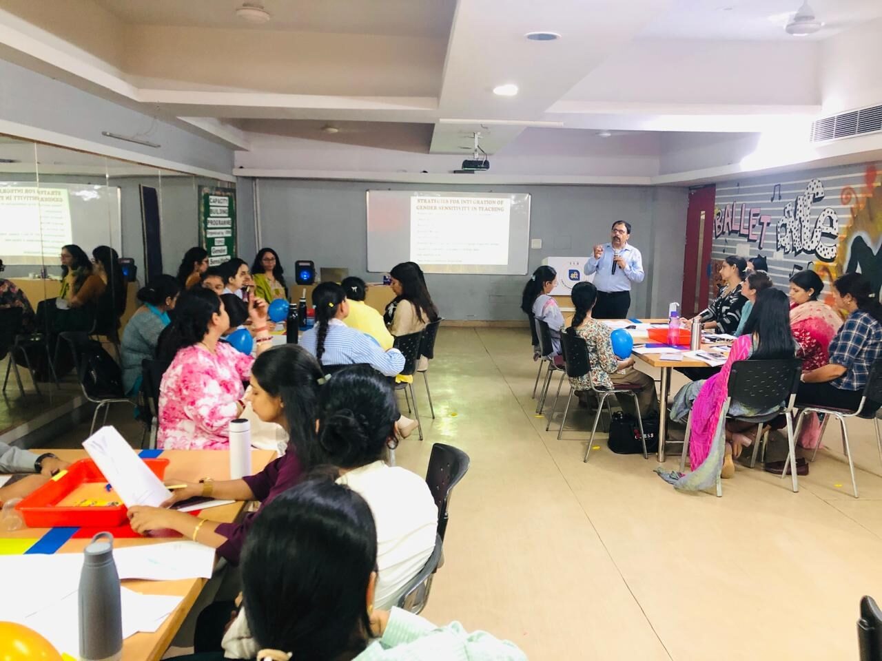 TLS Rohtak teaching faculty attending the CBSE Gender Sensitivity capacity building workshop