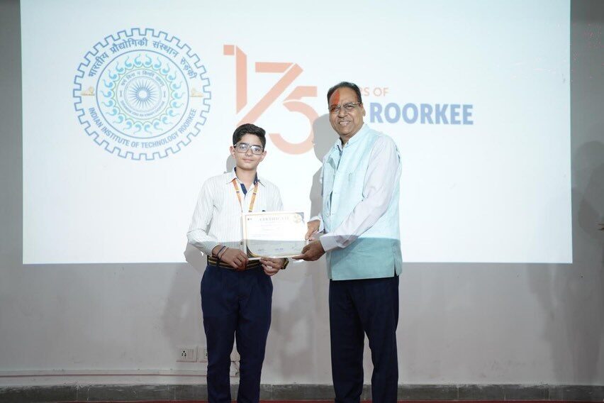 Proud Moment: TLS Rohtak's Samar Kadian Selected for a Residential Camp at IIT Roorkee