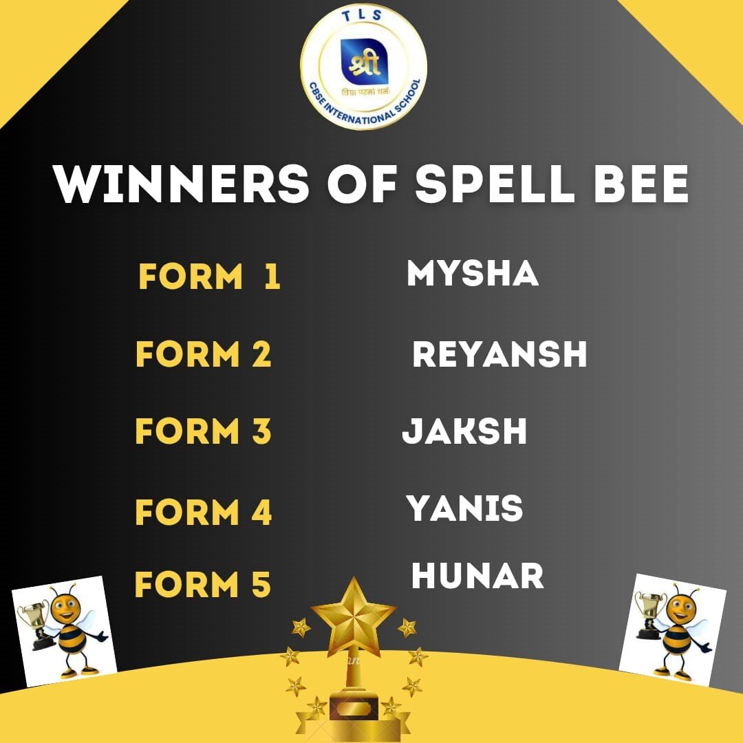 TLS Rohtak's Spell Bee Competition Crowns Its Form-Wise Champions
